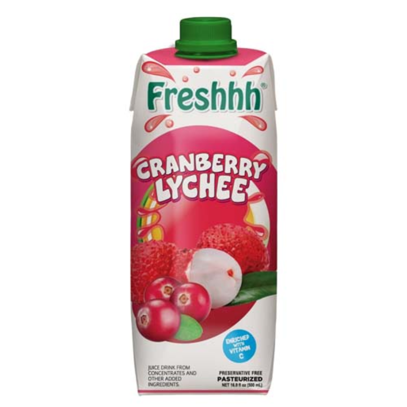 Freshhh Cranberry Lychee Juice Drink 500ml