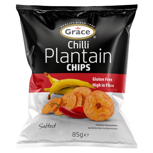 Grace Plantain Chips - Chilli (Salted) 85g
