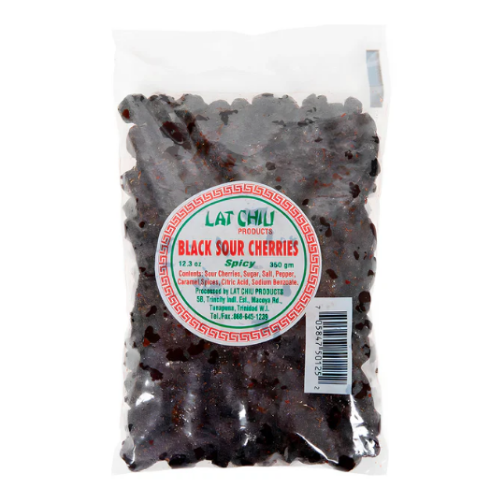 Lat Chiu - Preserved Black Sour Cherries - 350g